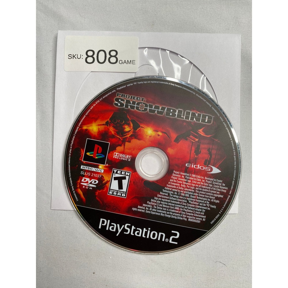 Project Snowblind Sony PlayStation 2